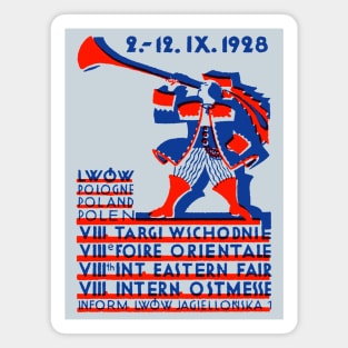 1928 Lwow Eastern International Fair Magnet